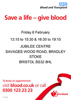 Save a life – give blood