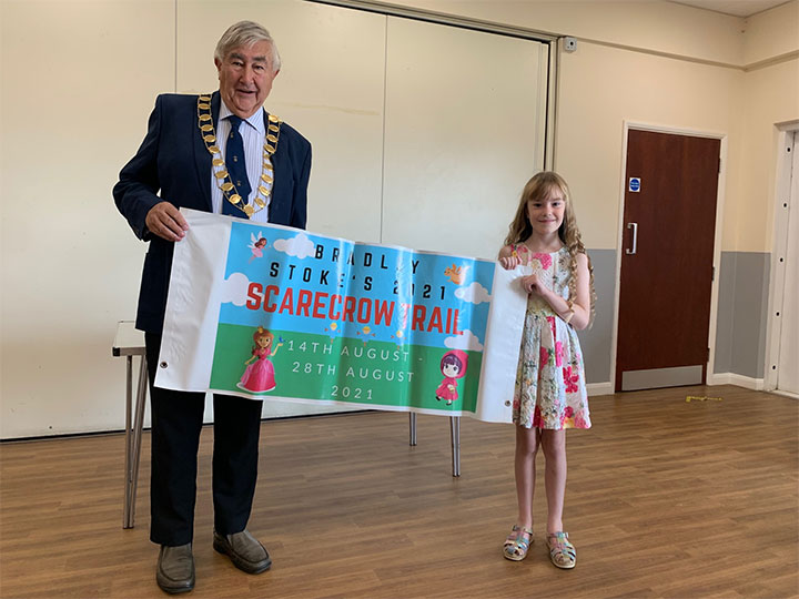 Erin Rose, who won the Mayors special award for her tinman entry for Stoke Lodge primary school