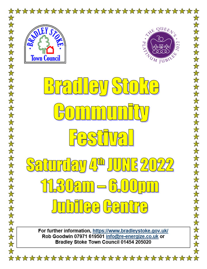 Bradley Stoke Community Festival 2022 Saturday Poster