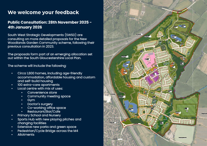 New Woodlands Garden Community Postcard