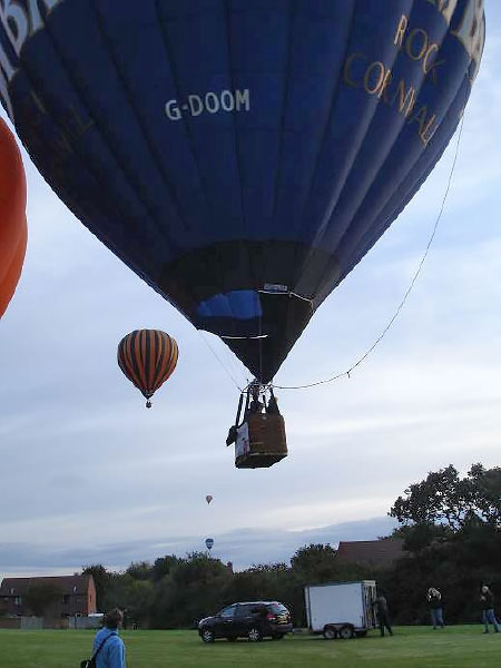 Early Morning Balloon Assent on Sunday 24th August 2014