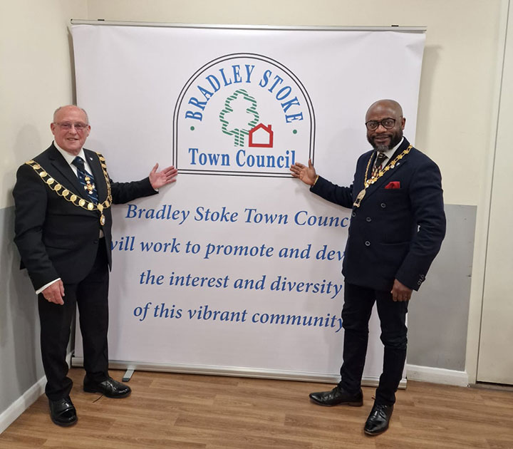 Photo of Mayor, Councillor Tony Griffiths and Deputy Mayor, Councillor Franklin Owusu-Antwi