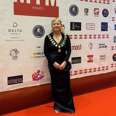 Photo of Mayor and Mayor of Bath at MTM Awards – 29th November 2025