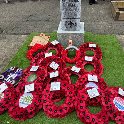 Photo of Mayor and Councillors at Remembrance Day Parade – 9th November 2025