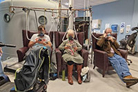 Photo of patients receiving Oxygen Therapy at The Brightwell Centre