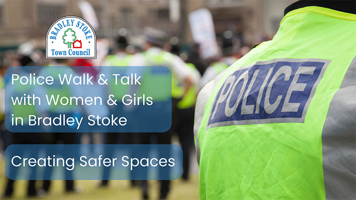 Flyer advertising the Police Walk & Talk