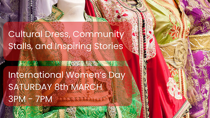 Flyer advertising the Cultural Dress & Clothing event