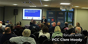 Photo from a previous public forum event