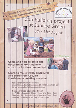 Cob Building Project at Jubilee Green