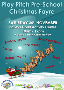 Play Pitch Pre-School Christmas Fayre