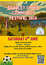 Poster advertising the Community Festival