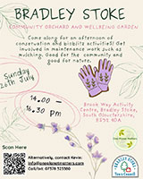Poster advertising the Bradley Stoke Conservation Day