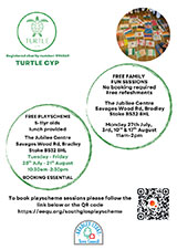 Poster advertising the Free Playscheme