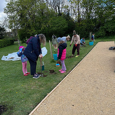 Photo of Community Planting Day in April 2026