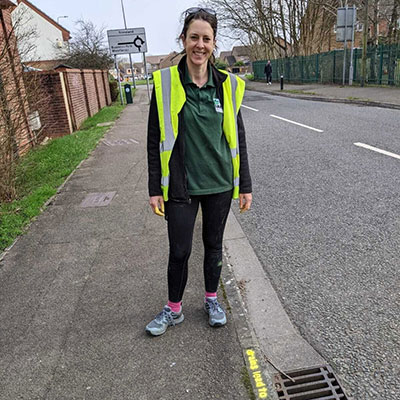 Photo of Only Rain Down the Drain Campaign in March 2026