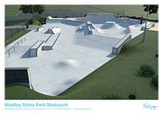 Bradley Stoke Skatepark - Visualisation 5