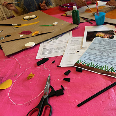 Photo from a Bug Making Workshop