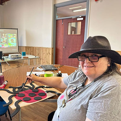 Photo from a Bug Making Workshop