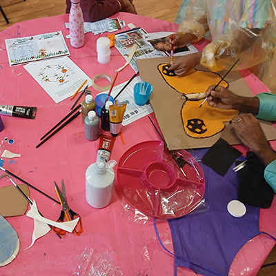 Photo from a Bug Making Workshop