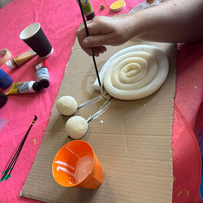 Photo from a Bug Making Workshop